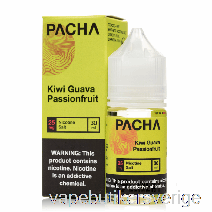 Vape Sverige Kiwi Guava Passionsfrukt - Pachasalter - 30ml 25mg